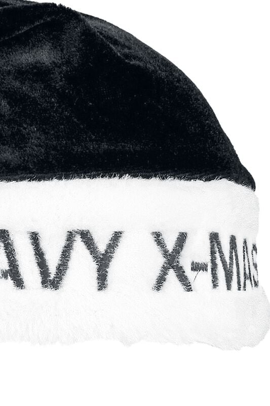 Rock Revival "Christmas Hat" Beanie Black-white By Heavy X-Mas