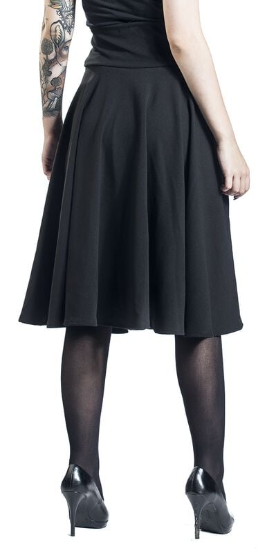 Rock Revival "Circle Skirt" Midi Skirt Black By Belsira