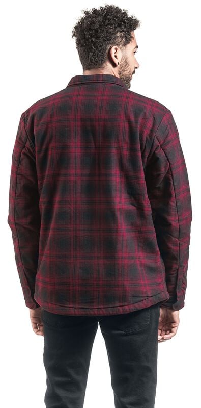 Rock Revival "Class Sherpa" Mid-Season Jackets Red-black By Vintage Industries