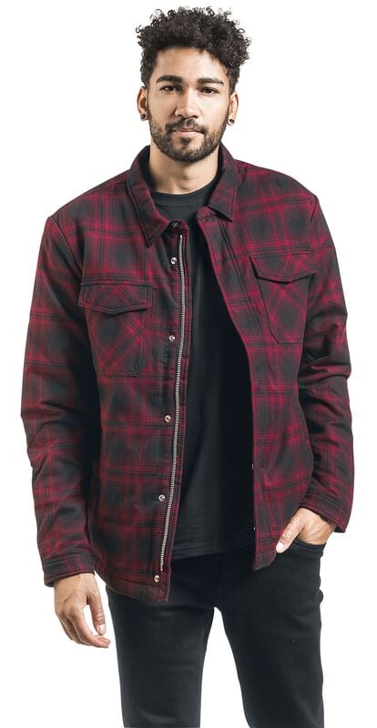 rock revival "Class Sherpa" Mid-Season Jackets red-black by Vintage Industries