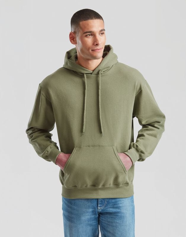 Rock Revival "CLASSIC HOODIE" Hoodie Olive By Fruit Of The Loom