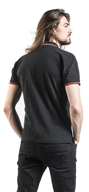Rock Revival "Classic Tipped" Polo Shirt Black By Atticus