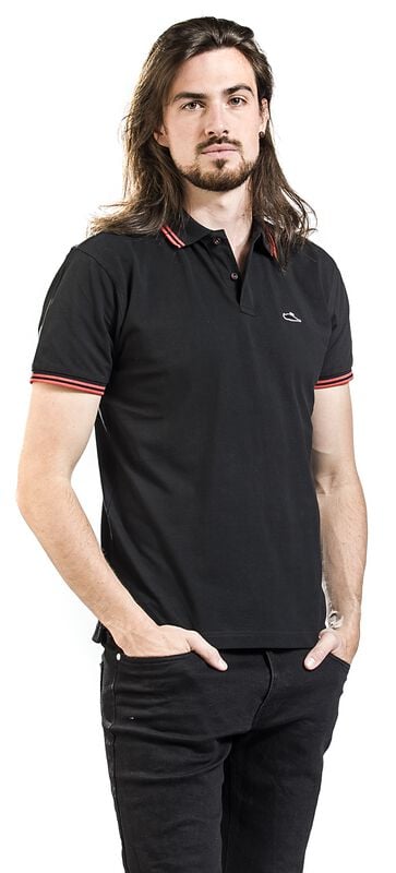 rock revival "Classic Tipped" Polo Shirt black by Atticus