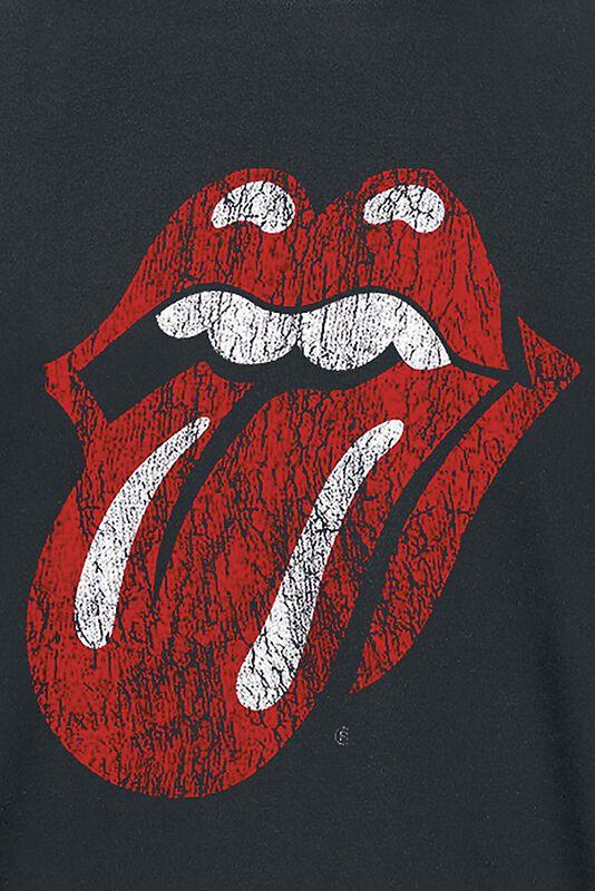 Rock Revival "Classic Tongue" T-Shirt Black By The Rolling Stones