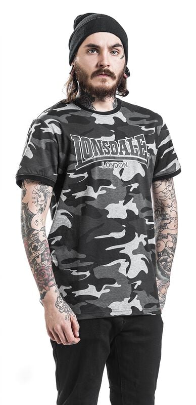 Rock Revival "Cobbett" T-Shirt Camouflage By Lonsdale London