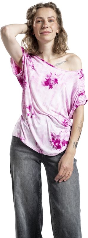 Rock Revival "Colorful T-Shirt" T-Shirt White-pink By RED By EMP