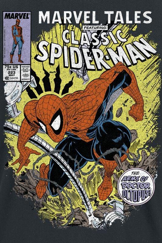 Rock Revival "Comic Battle" T-Shirt Black By Spider-Man
