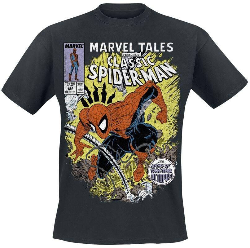 rock revival "Comic Battle" T-Shirt black by Spider-Man
