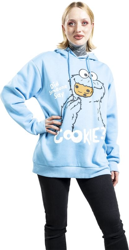 Rock Revival "Cookie Monster - Did Someone Say Cookie?" Hoodie Blue By Sesame Street