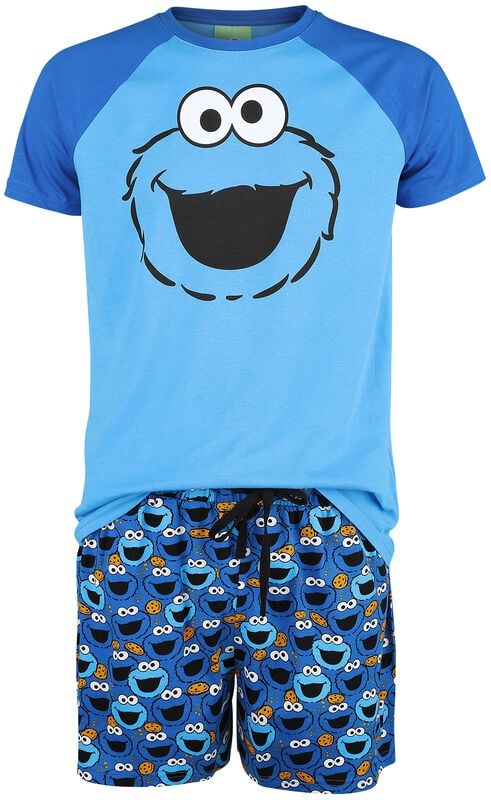 rock revival "Cookie Monster" Pyjama blue by Sesame Street