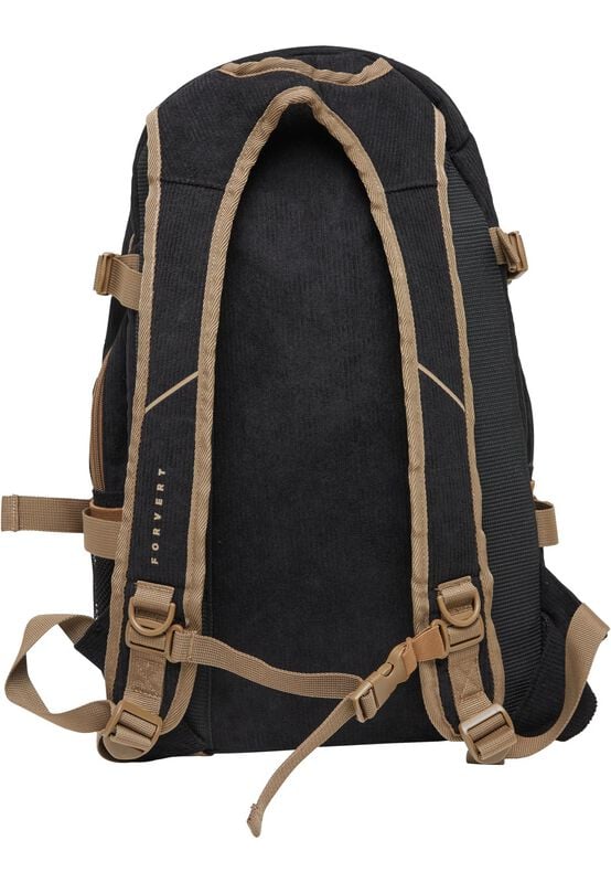 Rock Revival "Cord Laptop Louis" Backpack Black-beige By Forvert