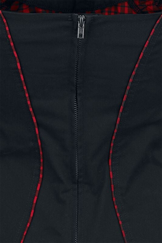 Rock Revival "Corded Chest" Halternecks Black-red By EMP Special Collection