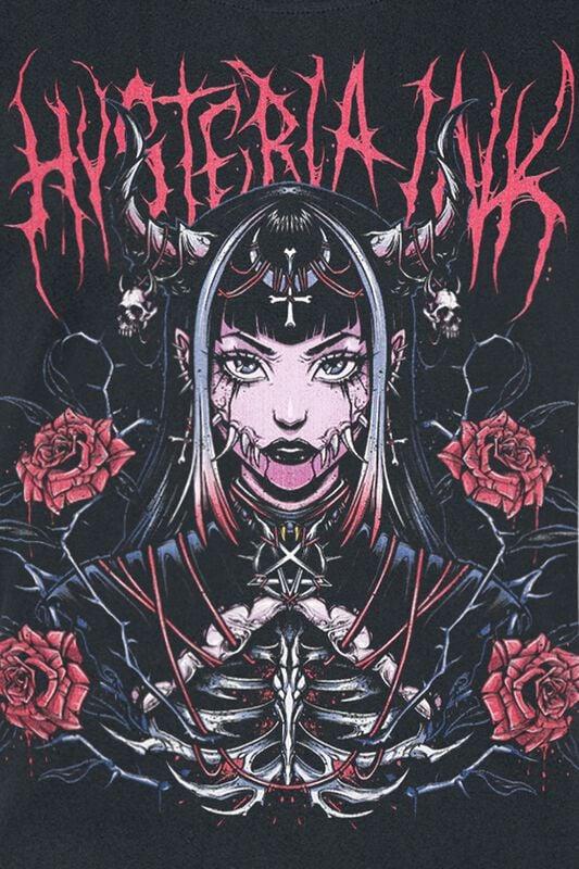 Rock Revival "Corredor Mask - Girls' T-shirt" T-Shirt Black By Hysteria Ink