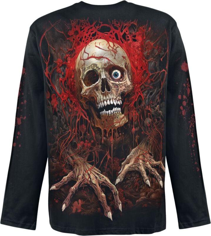 Rock Revival "Creeping Curse - Long-sleeved Top" Long-sleeve Shirt Black By Spiral