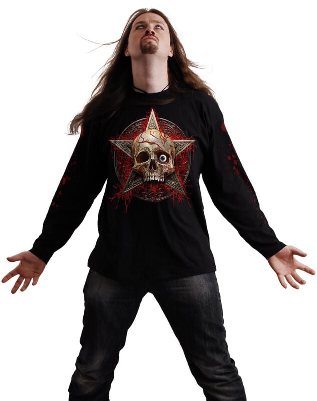 Rock Revival "Creeping Curse - Long-sleeved Top" Long-sleeve Shirt Black By Spiral