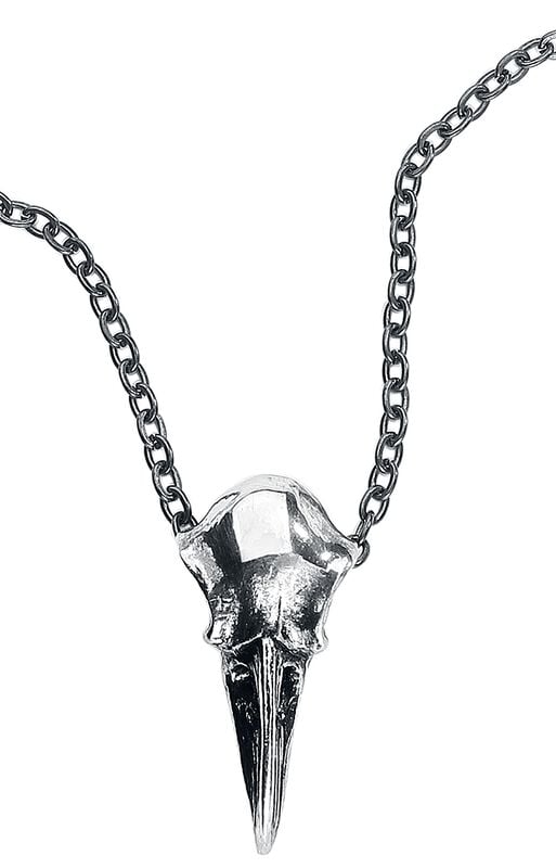 rock revival "Crow Skull Small" Necklace by Alchemy Gothic