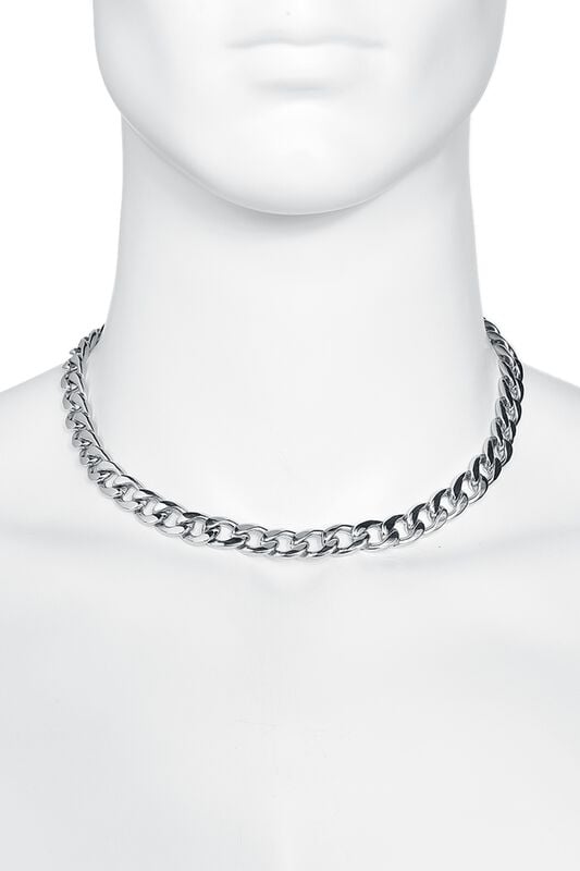 Rock Revival "Curb Chain" Necklace Silver-coloured By EtNox Hard And Heavy