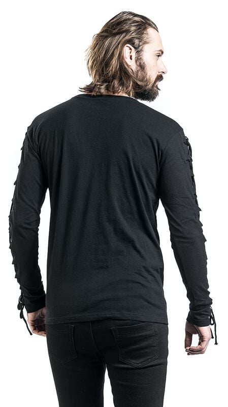 Rock Revival "Cut The Cord" Long-sleeve Shirt Black By Gothicana By EMP