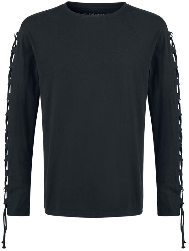 Rock Revival "Cut The Cord" Long-sleeve Shirt Black By Gothicana By EMP