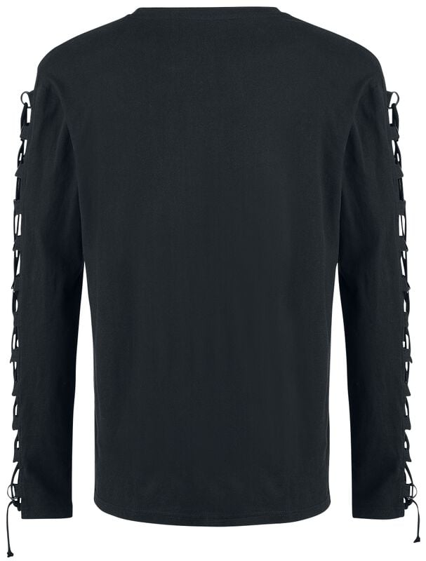 Rock Revival "Cut The Cord" Long-sleeve Shirt Black By Gothicana By EMP