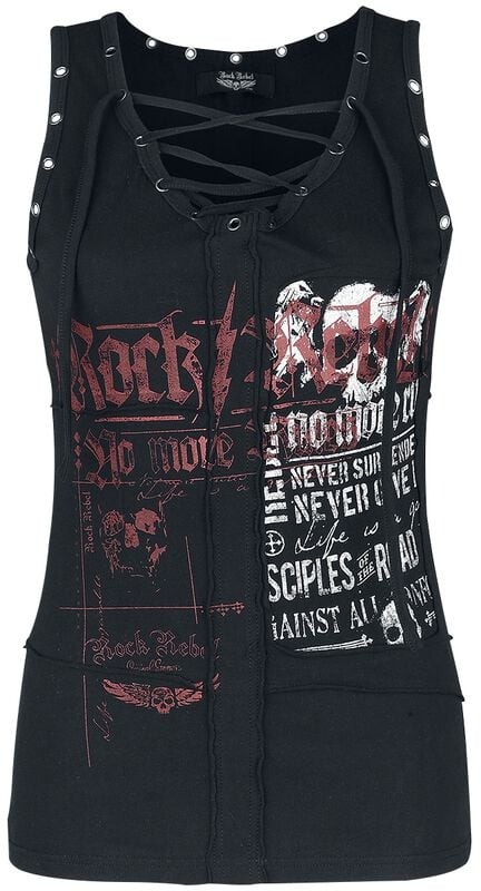 Rock Revival "Dance It All Off" Top Black By Rock Rebel By EMP