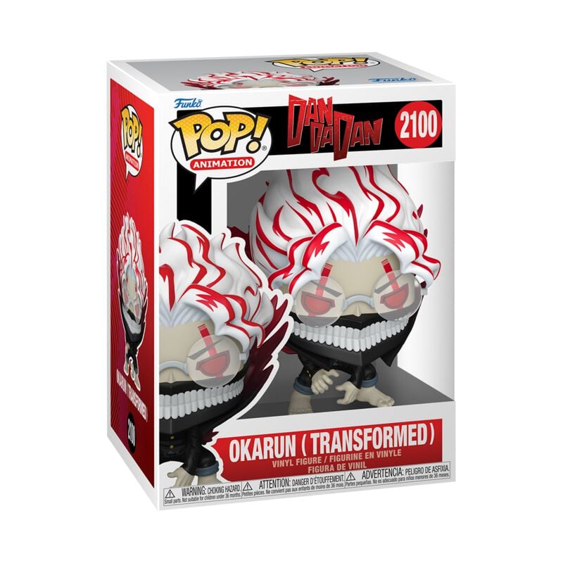 rock revival "Dandadan Okarun (Transformed) (Chase Edition possible ) Vinyl Figurine 2100" Funko Pop