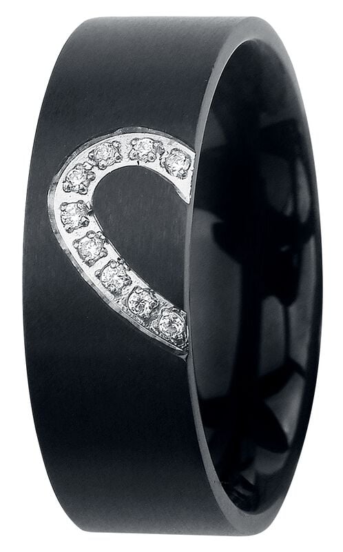 Rock Revival "Dark Romance" Ring Black By EtNox Hard And Heavy
