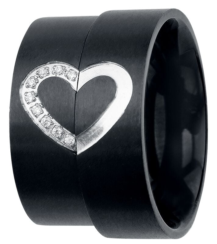 rock revival "Dark Romance" Ring black by etNox hard and heavy