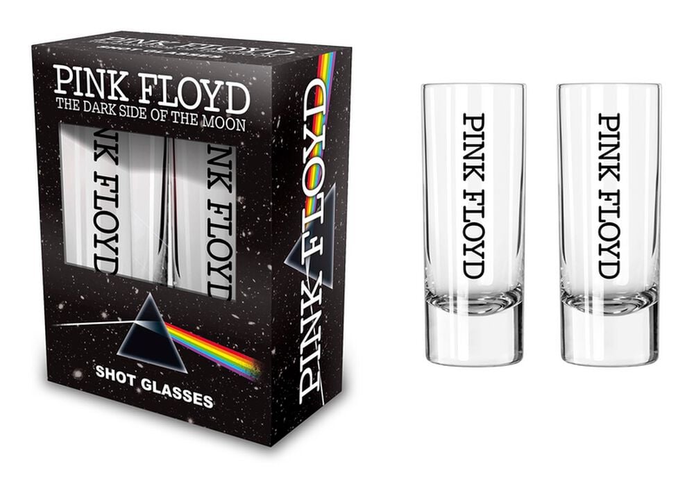 rock revival "Dark Side Of The Moon" Shot Glasses Set transparent by Pink Floyd