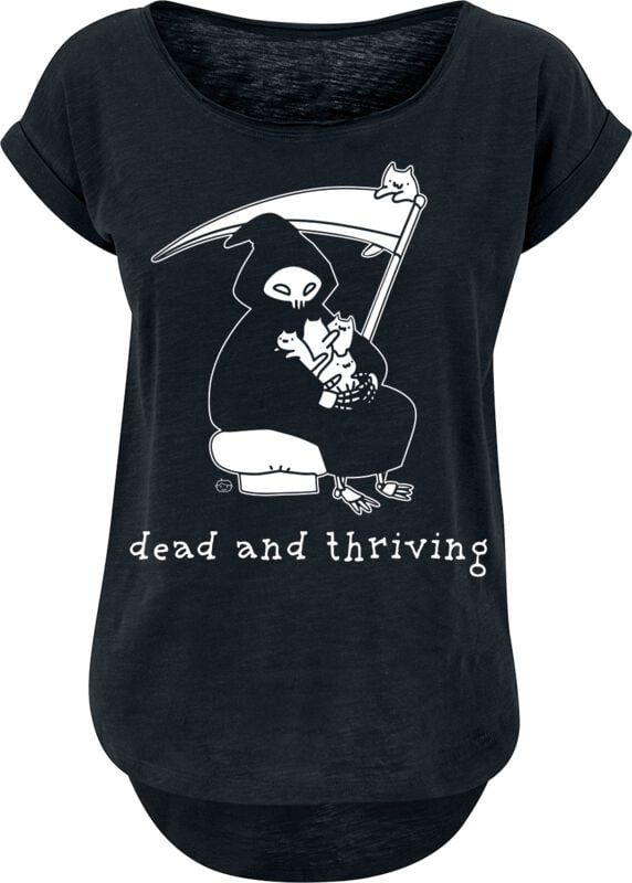 rock revival "Dead And Thriving" T-Shirt black by Goodie Two Sleeves