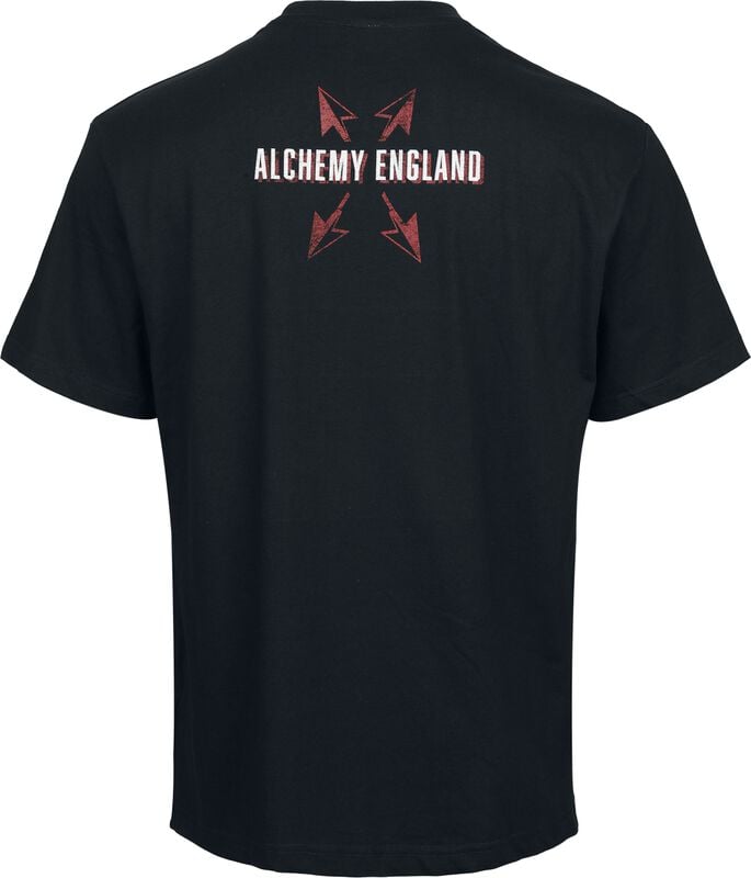 Rock Revival "Dead Metal Men's Oversized T-shirt" T-Shirt Black By Alchemy England
