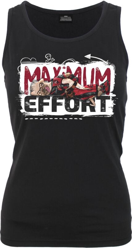 rock revival "Deadpool - Maximum Effort" Top black by Deadpool