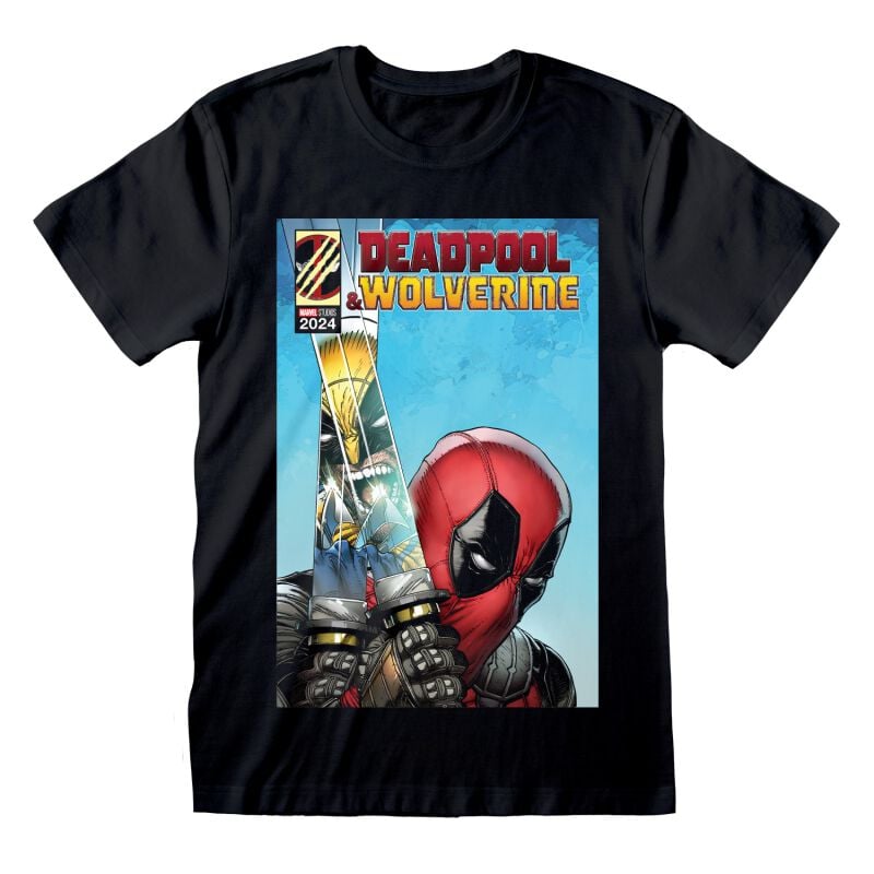 rock revival "Deadpool & Wolverine - Deadpool Reflection" T-Shirt black by Deadpool
