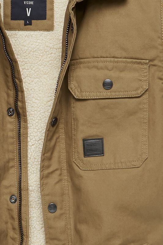 Rock Revival "Dean Sherpa" Mid-Season Jackets Sand By Vintage Industries