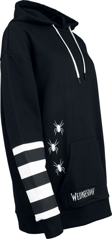 Rock Revival "Death And Flowers - Oversized" Hoodie Black-white By Wednesday