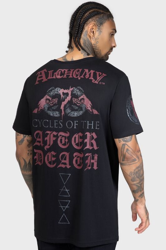 Rock Revival "Death Cycles T-shirt" T-Shirt Black-red By Alchemy By Killstar