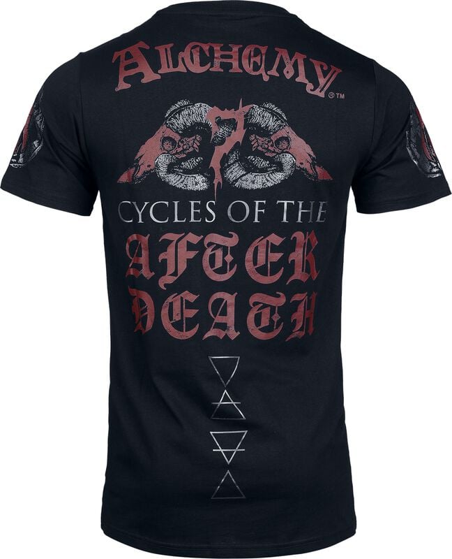 Rock Revival "Death Cycles T-shirt" T-Shirt Black-red By Alchemy By Killstar