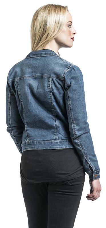 Rock Revival "Debra Denim Jacket" Jeans Jacket Blue By Noisy May