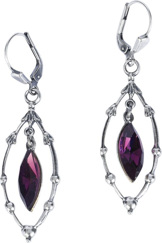 rock revival "Deep Dream" Earrings silver-coloured by Krikor
