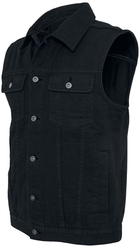 Rock Revival "Denim Vest" Vest Black By Urban Classics