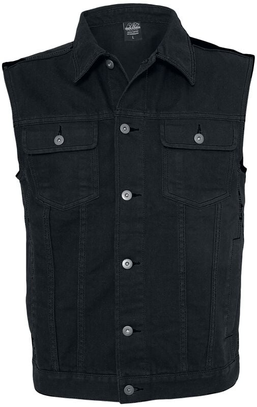 rock revival "Denim Vest" Vest black by Urban Classics