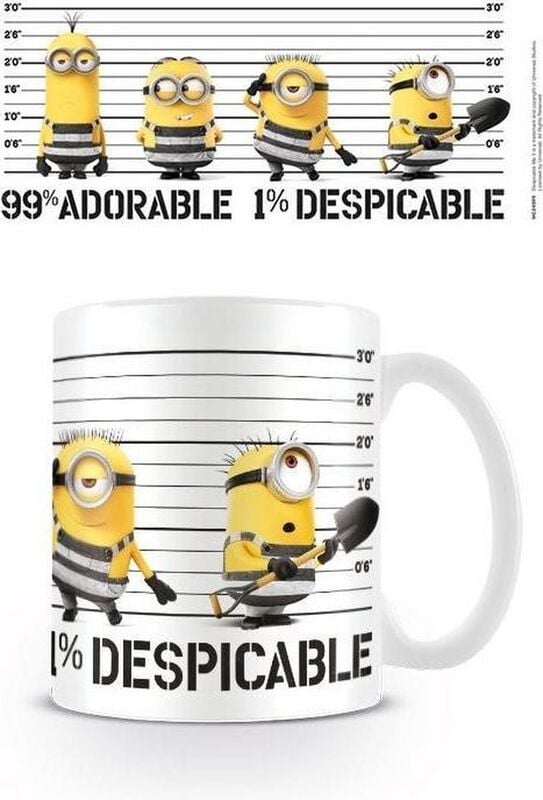 Rock Revival "Despicable Me 3" Cup White-yellow-black By Minions