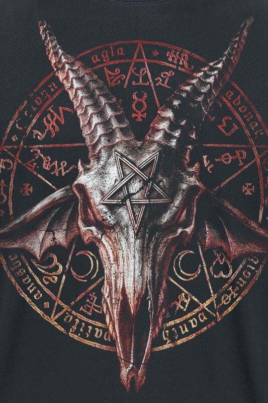 Rock Revival "Devil Goat" T-Shirt Black By Alchemy England