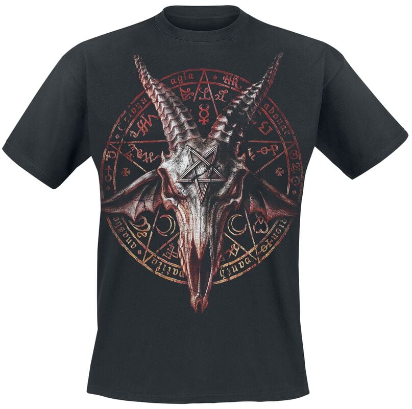 Rock Revival "Devil Goat" T-Shirt Black By Alchemy England
