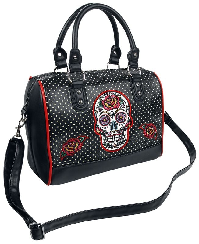 rock revival "Dia De Muertos" Handbag multicolour by Banned Alternative