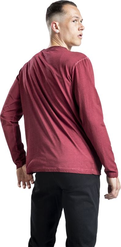 Rock Revival "Distinctive" Long-sleeve Shirt Burgundy By RED By EMP