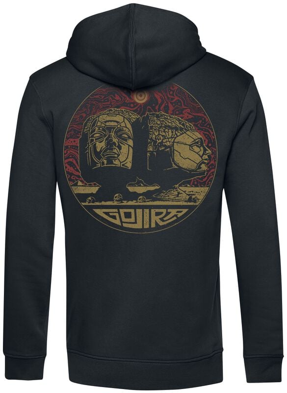 Rock Revival "Distopia Statue" Hoodie Black By Gojira