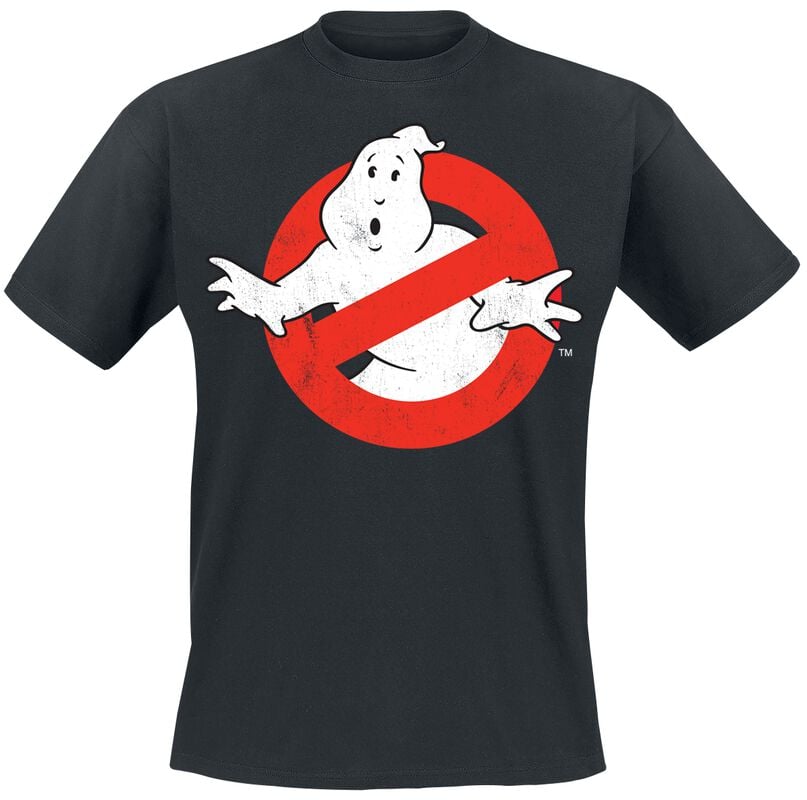 rock revival "Distressed Logo" T-Shirt black by Ghostbusters