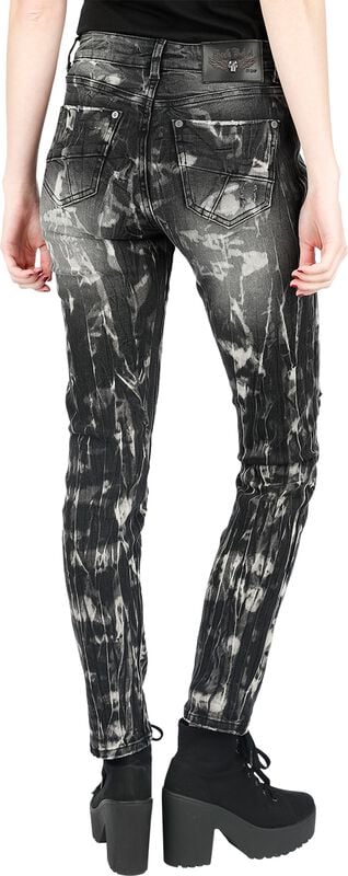 Rock Revival "Distressed Look Jeans" Jeans Grey By Rock Rebel By EMP