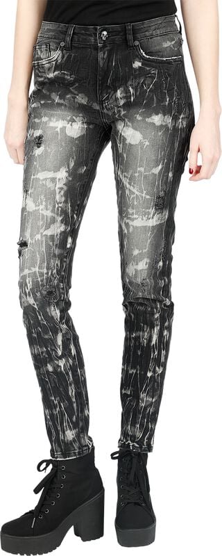 Rock Revival "Distressed Look Jeans" Jeans Grey By Rock Rebel By EMP